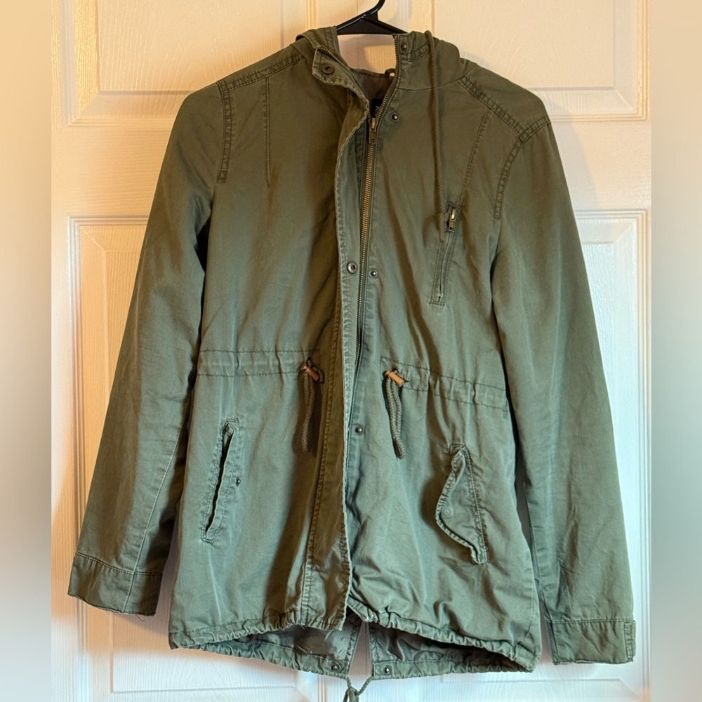 Ambiance Olive Green Military Jacket